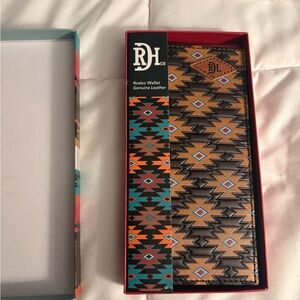 Rodeo Wallet - Multicolor Aztec Design